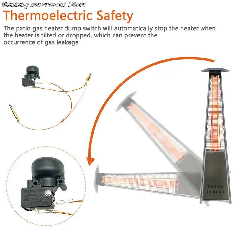 Термопара и преминаването на наклон са Подходящи за работа на открито нагревател вътрешен двор Подходящ за зимата Комплект сензори, термодвойки . ' - ' . 3
