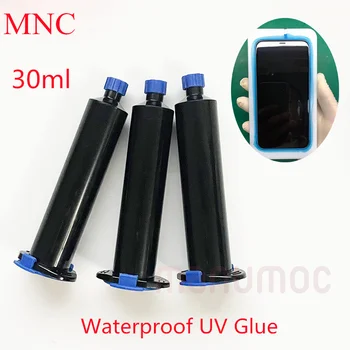 30 мл Синьо водоустойчиви лепила UV-втвърдяване за полиране на LCD екрана на вашия телефон с помощта на полировальной машини с отклеивающимся печата