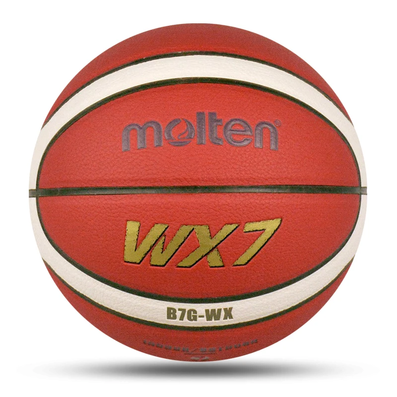 Разтопен на Мъжката Баскетболна Топка Размер 7/6/5 Оригинални Висококачествени PU Материал, Открит Тренировъчен Мач На Закрито Женски Детски баскетбол topu . ' - ' . 0
