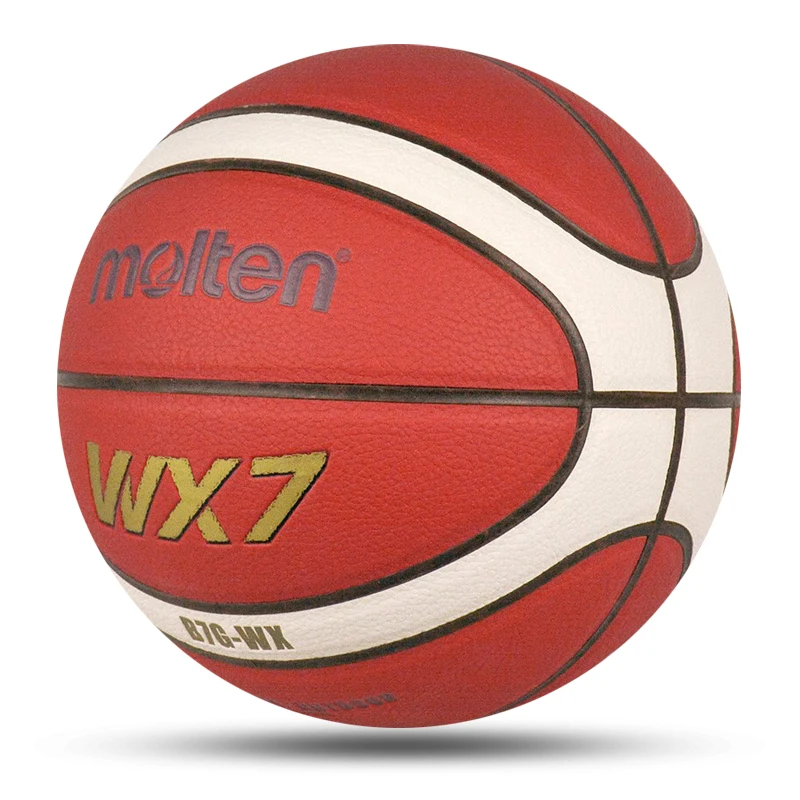 Разтопен на Мъжката Баскетболна Топка Размер 7/6/5 Оригинални Висококачествени PU Материал, Открит Тренировъчен Мач На Закрито Женски Детски баскетбол topu . ' - ' . 1