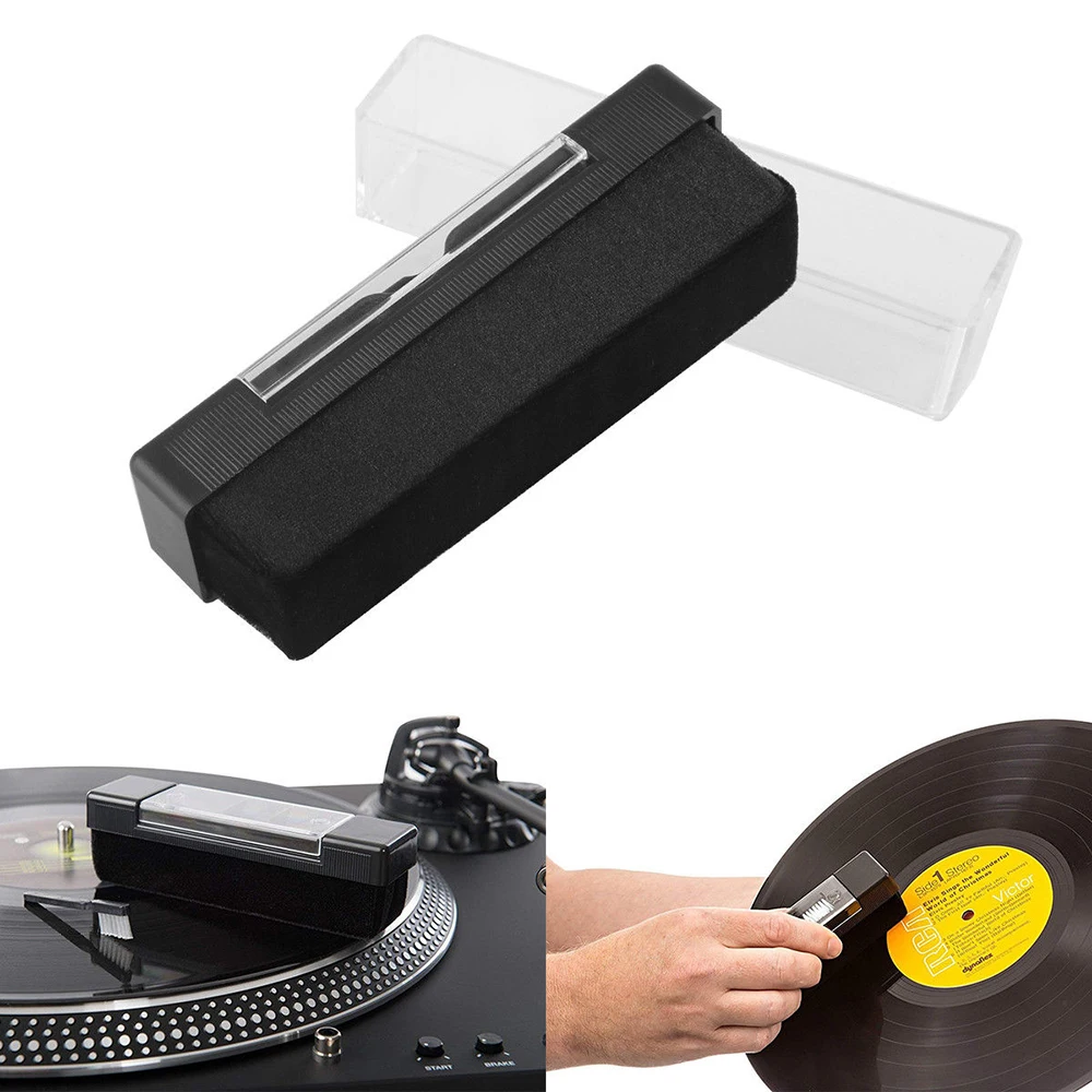 Комплект за почистване на грамофонни плочи 1-5 бр. с малка четка, комплект за почистване плочи LP-грамофона, комплект за почистване плейъри, Комплект за почистване 8 . ' - ' . 5