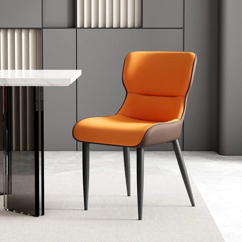 Модерни трапезни столове Лека Луксозна Кухненска Възглавница от изкуствена кожа Маси Креативна мебели за дневна и трапезария . ' - ' . 1