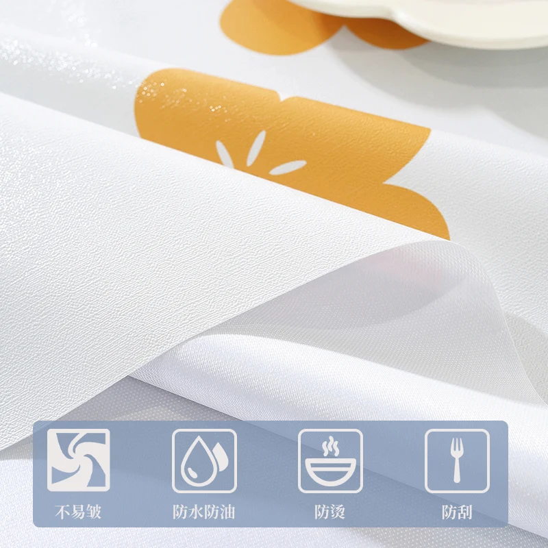 Проста покривка от PVC, маслостойкий и непромокаема подложка за маса, покривки за маси, за журнального масата, покриващ плат . ' - ' . 1