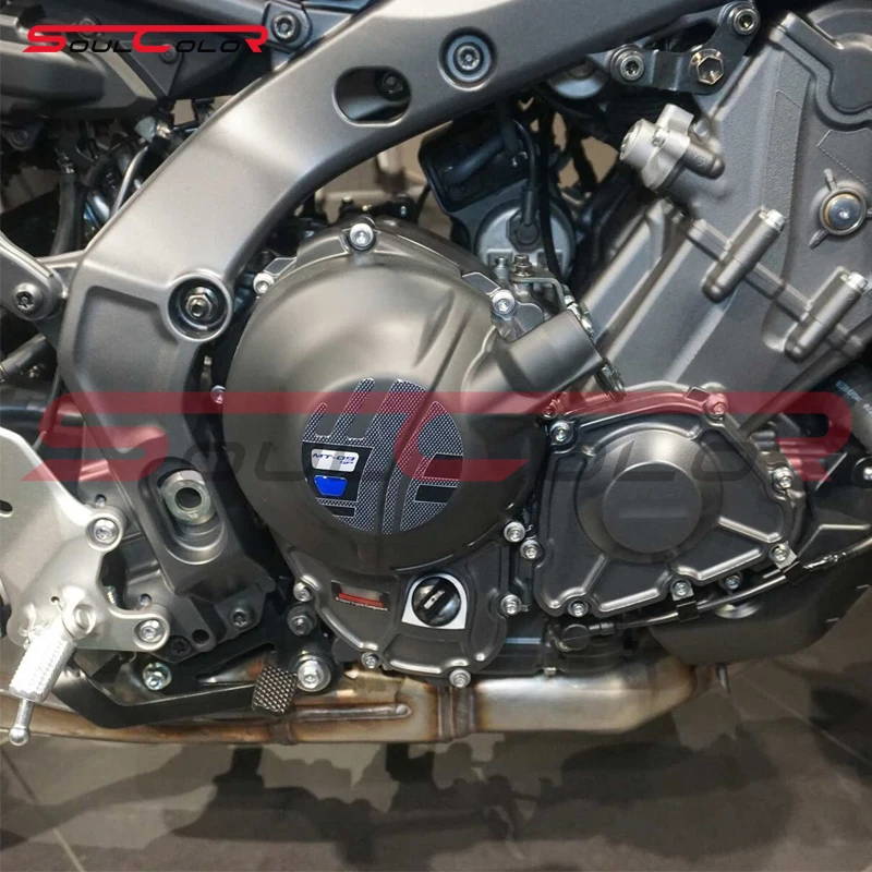 Защитни Декоративни 3D стикери Защитния капак на картера на двигателя Подходящ за Yamaha MT-09 2021 2022 2023 MT09 SP 21 22 23 FZ09 . ' - ' . 4
