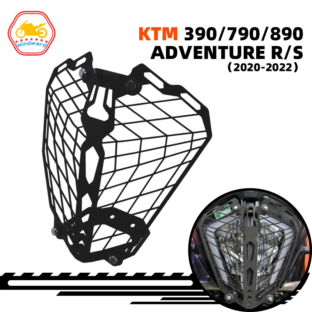 Защитно покритие на предната Решетка Отпред Фарове Декоративна Подходящ За KTM 390 790 890 Adventure R S 2019 2020 2021 2022 2023 . ' - ' . 0