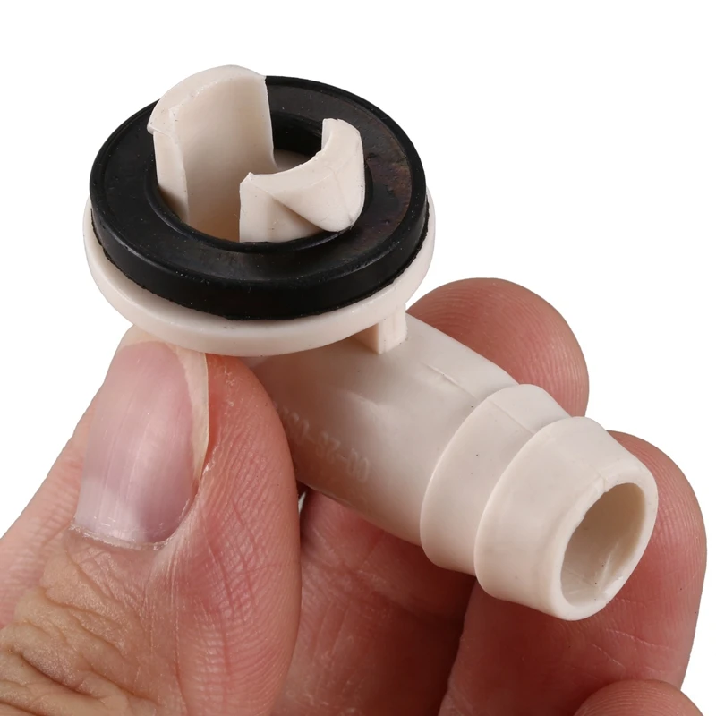 4X Съединител тоалетна маркуч климатик ac, коляно с гумен о-пръстен (15 мм) . ' - ' . 2