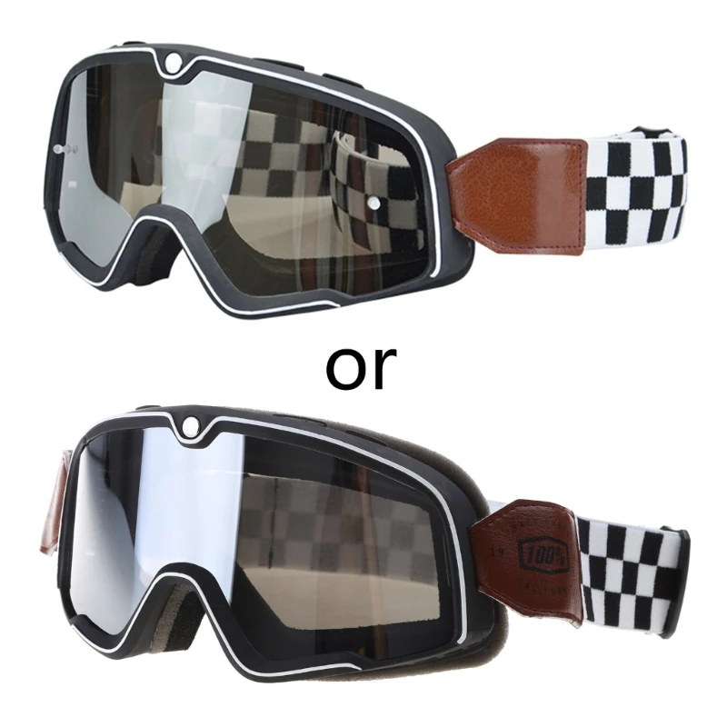 Реколта Мотоциклетни очила за мотокрос, спортен каска, Слънчеви очила, Пешеходни Ски очила, защита на крайцера, Директна доставка . ' - ' . 4