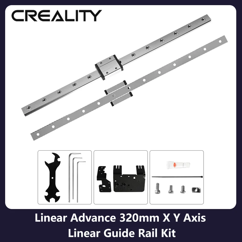 Комплекти упътване за 3D-принтер CREALITY X-Axis Linear Advance 320 мм Линейна употреба по ос Y за Обновяване на 3D принтер Emilov-3/Pro/V2 . ' - ' . 0