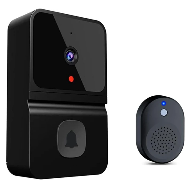 Смарт Видеодомофоны Безжичен WiFi видео домофон с камера Черно Интелигентен звънец за Сигурност . ' - ' . 2