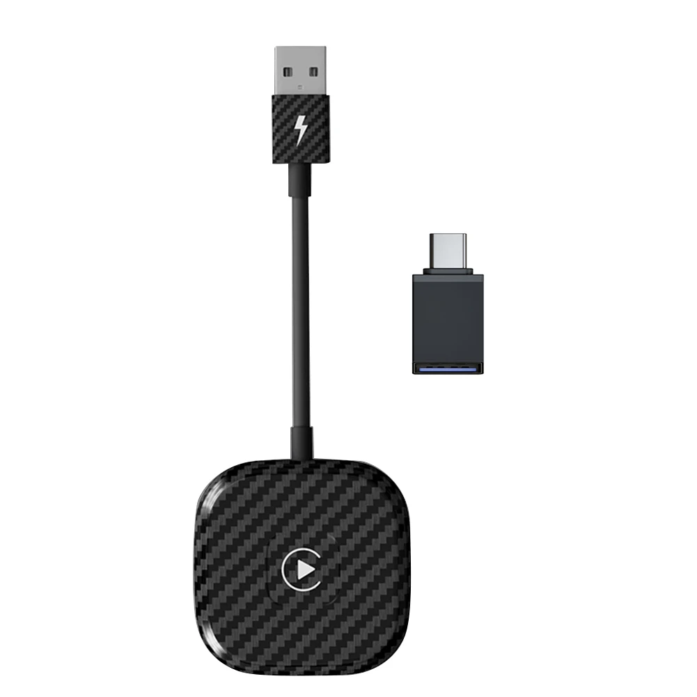 За iPhone автоматичен Безжичен адаптер, съвместим с Bluetooth 5.0, кабелен и безжичен автоматичен ключ за iOS 10, Поддръжка на автомобили с CarPlay . ' - ' . 4