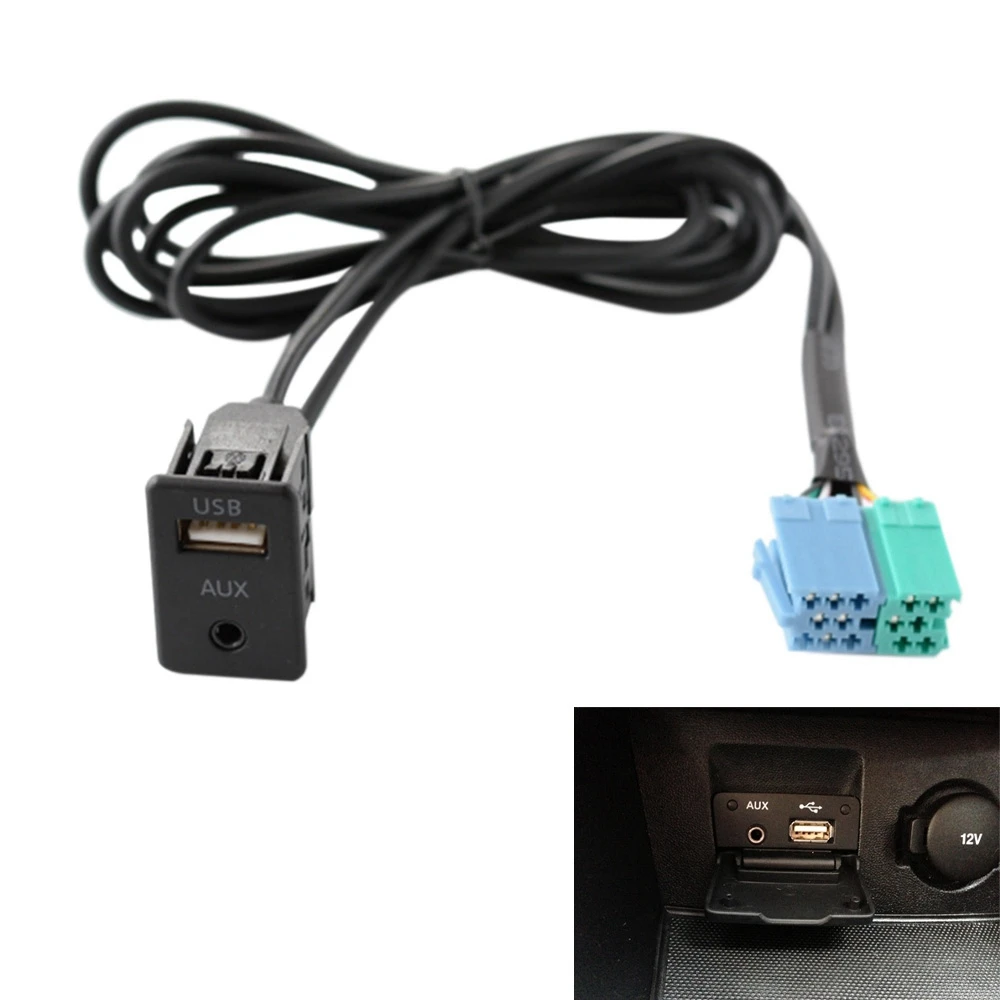 Удължител радио, AUX порт за USB кабел-адаптер за събиране на Hyundai Kia Sportage . ' - ' . 1
