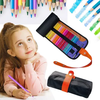 36 Цветни Моливи Комплект Меки цветни Моливи Са подходящи за художници, деца и възрастни, раскрашивающих бюра за вашия офис, Директен Доставка