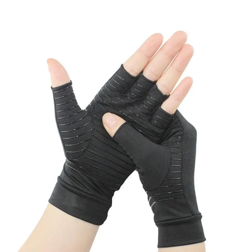1 чифт спортни противоскользящих ръкавици, ръкавици за езда, ръкавици за риболов, Болкоуспокояващи ръкавици, терапия за облекчаване на натиска върху ставите, колоездене, Фитнес Arth Z2f8 . ' - ' . 5