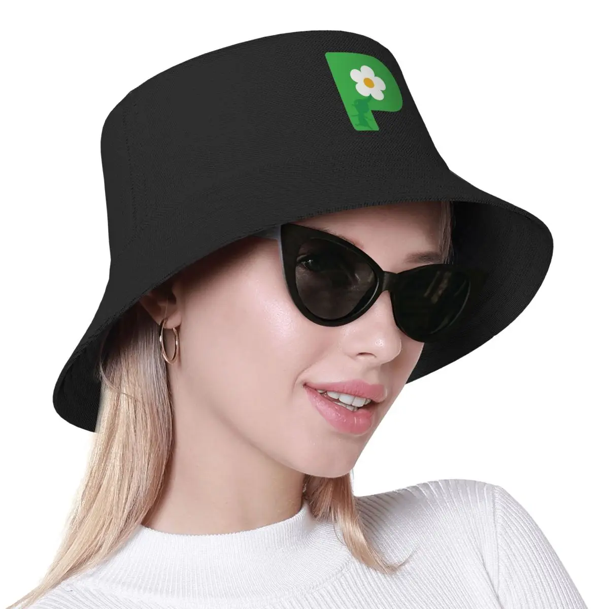 Унисекс-панама със зелено лого Pikmin, шапки-боб с логото, пролетни шапки, солнцезащитная шапка в опаковка . ' - ' . 4