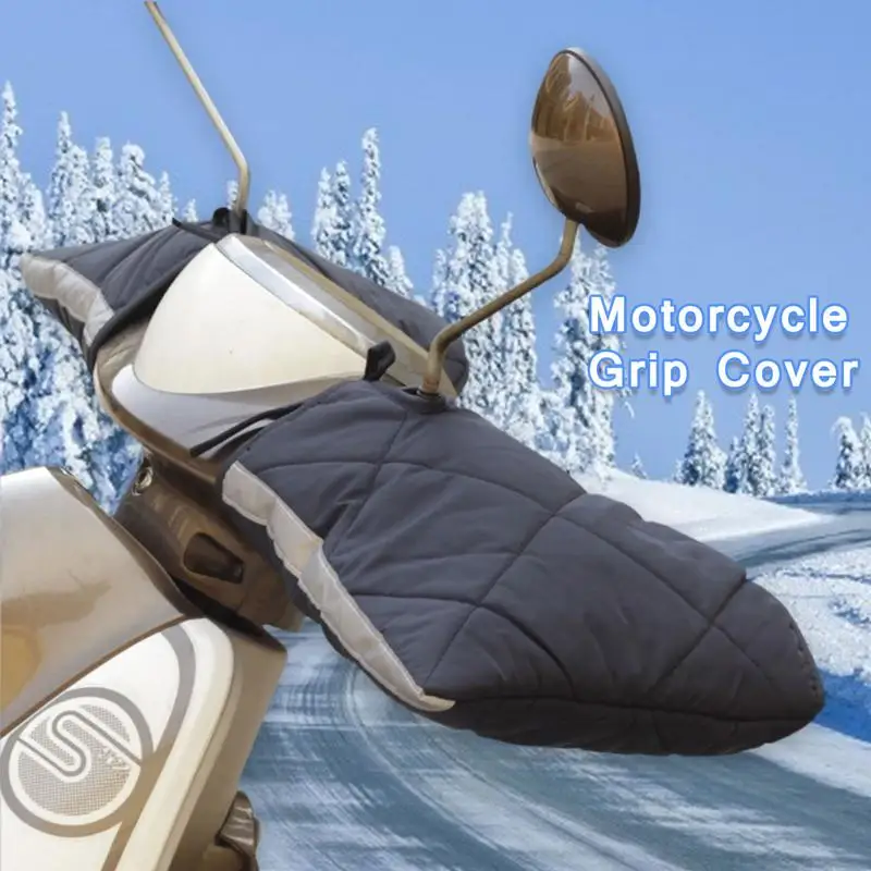 Зимна Мотоциклетът дръжка, калъф за мотоциклет, Скутер, Дебел топъл Волана, непромокаемая защита за кола, аксесоари за зимни велосипеди . ' - ' . 3