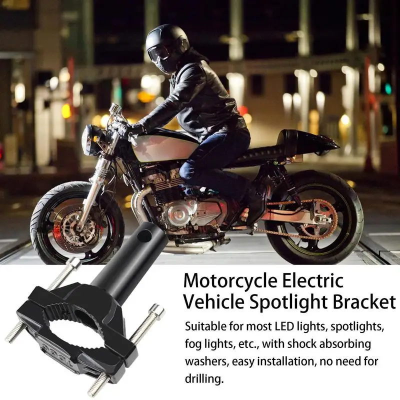 Скоба за указател на завоя мотоциклет, монтиране на светещи лайсни, Скоба за монтиране на мотоциклет, Скоба, скоба за 20-55 mm, скоба за светещи лайсни за мотоциклет . ' - ' . 4