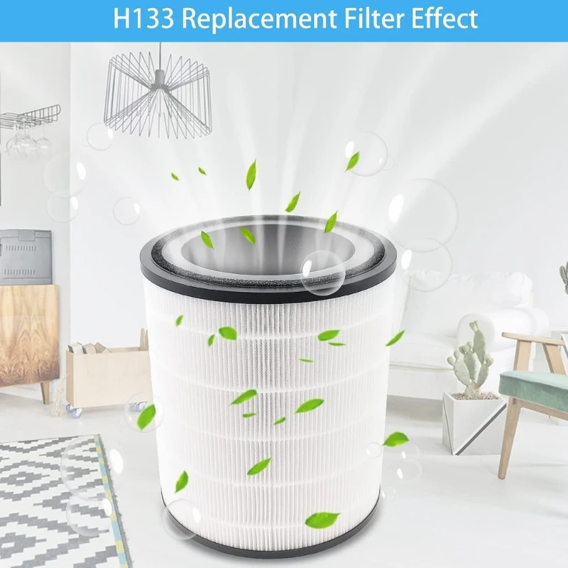 Филтър за пречистване на въздуха HEPA Заменяеми филтър Пластмасов материал за levoit LVH133 . ' - ' . 1