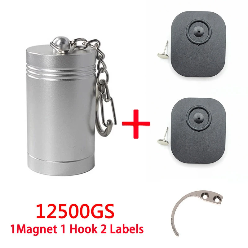 преносим Магнит за премахване на етикети 12500gs Detacher + 1 кука за теглене на защитни етикети + 1 на Магнитен разделител дрехи за сензорна бележки . ' - ' . 0