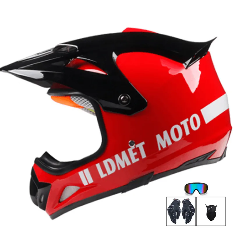 Ретро Casco Moto Унисекс Мотоциклет шлем за цялото лице За Скутер, байкерских на състезателните мотоциклети, каска за езда, със заверка на грах, червен . ' - ' . 0