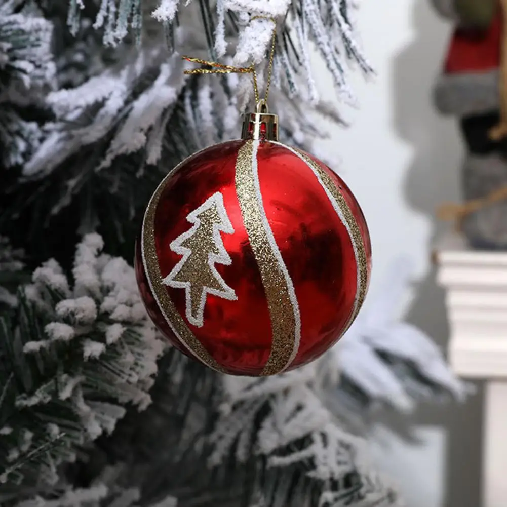 Декорация за Коледни топки Нечупливи Топки за Коледната елха Ярки контрастни цветове Блестящ пудровый декорация за празничната сватба . ' - ' . 5
