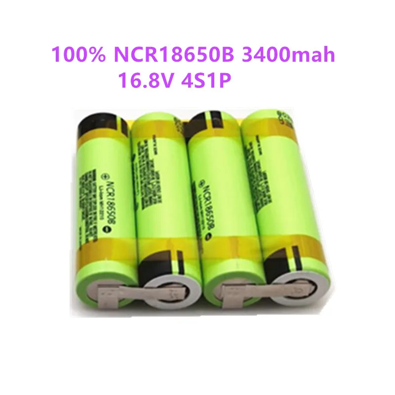 100% Оригинален NCR18650B 12V 16,8 V 21V 25V Батерия NCR18650B 3400mah 20A разряден Ток за батериите шуруповерта shura . ' - ' . 3