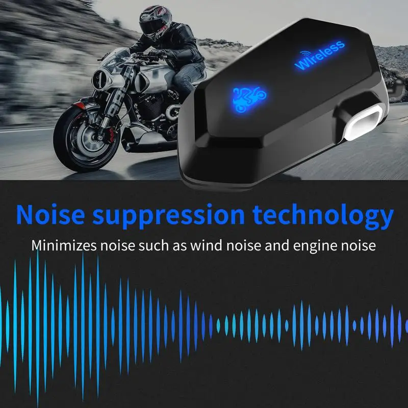 Мотоциклетни Каски Blue-зъб Headset Водоустойчив стерео слушалки Blue-зъб За спорт на открито Водоустойчив Универсален Микрофон . ' - ' . 2