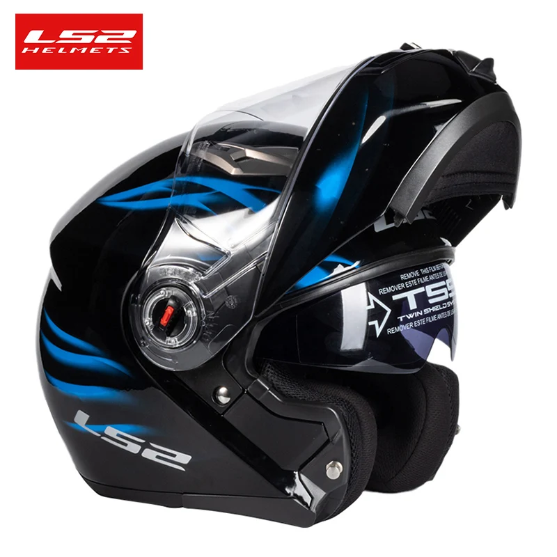 LS2 FF370 Панти Мотоциклет шлем LS2 двухобъективные модулни каски с сенника casco moto capacete Сертифициране на ECE . ' - ' . 1