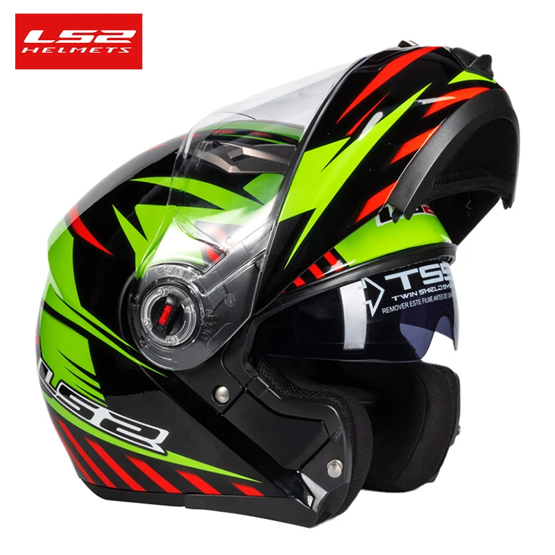 LS2 FF370 Панти Мотоциклет шлем LS2 двухобъективные модулни каски с сенника casco moto capacete Сертифициране на ECE . ' - ' . 3