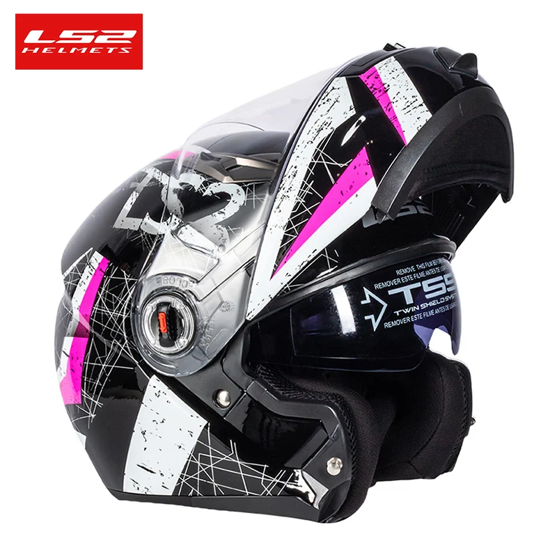 LS2 FF370 Панти Мотоциклет шлем LS2 двухобъективные модулни каски с сенника casco moto capacete Сертифициране на ECE . ' - ' . 5