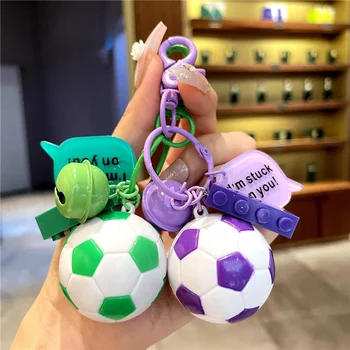 3D Спортен ключодържател Футболни Ключодържатели с Висулка, Раница, Чанта, Ключодържател Фенове на Сувенири Ключодържател Очарователен