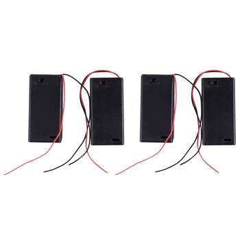 4 Батерии тип АА 3, държач, кутия, жак за свързване на жични прекъсвач с капак