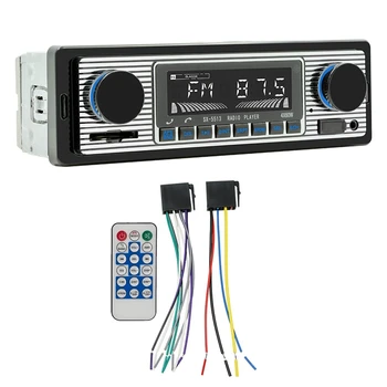4-канален авто радио с Bluetooth с мощност 60 Вата, пластмасова включване радиото в автомобила на U-диск с функция за защита на окабеляване за кола