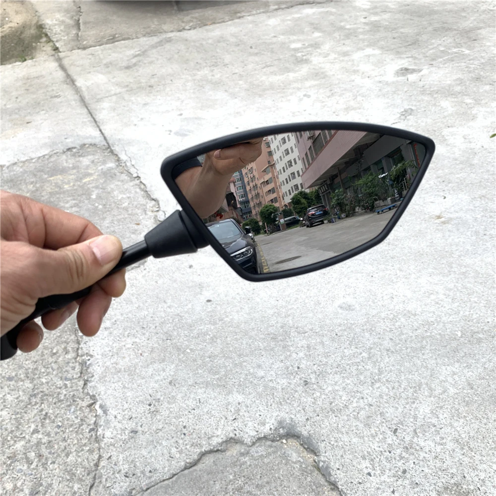 Универсални мотоциклетни огледала за обратно виждане с HD оптика, странични огледала с антирефлексно покритие, огледало на волана, Аксесоари за обратно виждане, сажди . ' - ' . 5