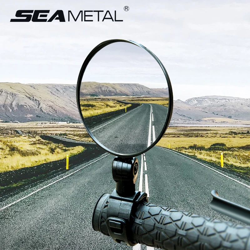 SEAMETAL Motorcycles Огледалото за обратно виждане, странично огледало за безопасно преглед, завъртащо се на лявото, на дясното огледало, регулируеми Мини-автоцикл за обратно виждане . ' - ' . 0