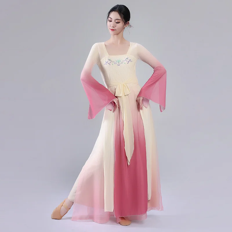 Класическото танцово рокля дамско елегантно обаятельное газово рокля за бойни изкуства, рокля за изказвания, народен танц, Танц на Китай . ' - ' . 3