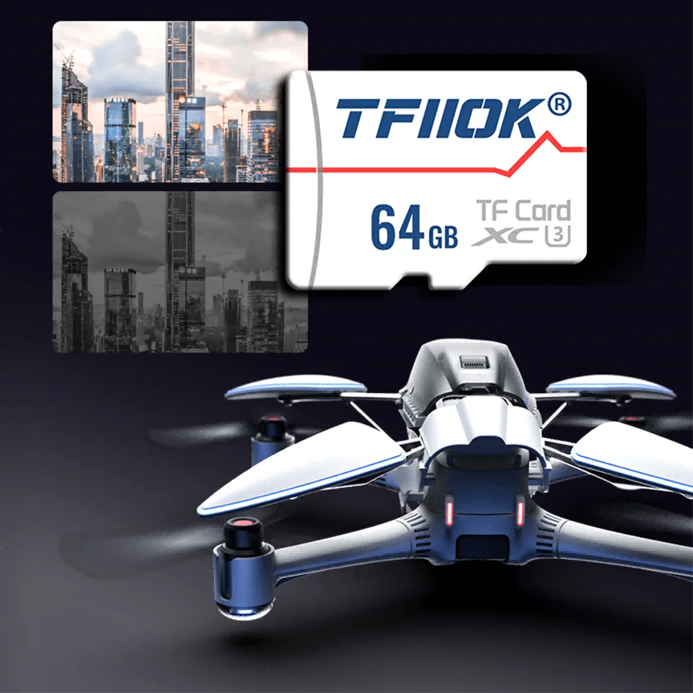 TFIIOK Ultra Micro SD 128 GB, 256 GB И 64 GB U3 Micro SD Карта SD/TF Flash-карта карта с памет 16 GB 32 GB microSD За Спортна камера телефон . ' - ' . 3