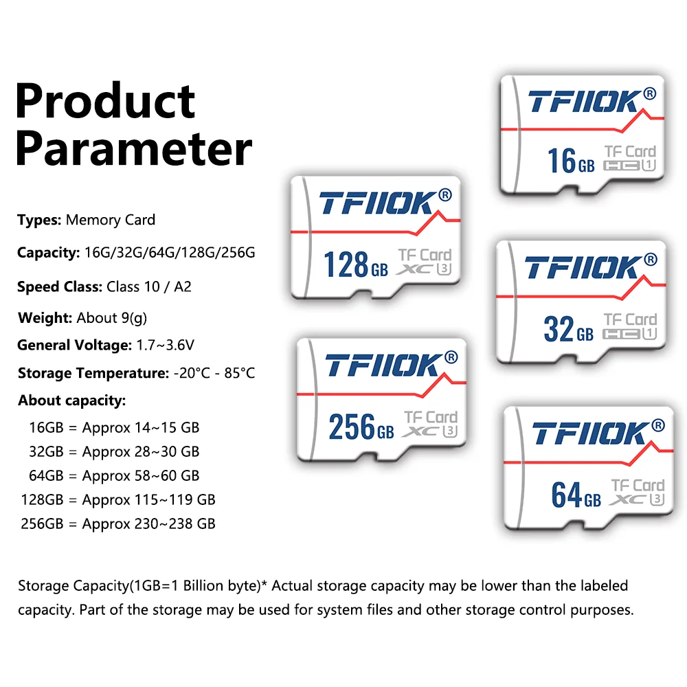 TFIIOK Ultra Micro SD 128 GB, 256 GB И 64 GB U3 Micro SD Карта SD/TF Flash-карта карта с памет 16 GB 32 GB microSD За Спортна камера телефон . ' - ' . 5
