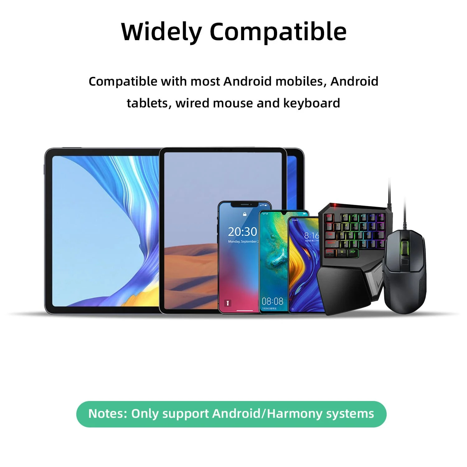 Gamwing Mix Elite SX Type-c Кабелна Връзка Bluetooth-съвместими 5.0 Адаптер за мишка и клавиатура Comverter за мобилен телефон Android . ' - ' . 2