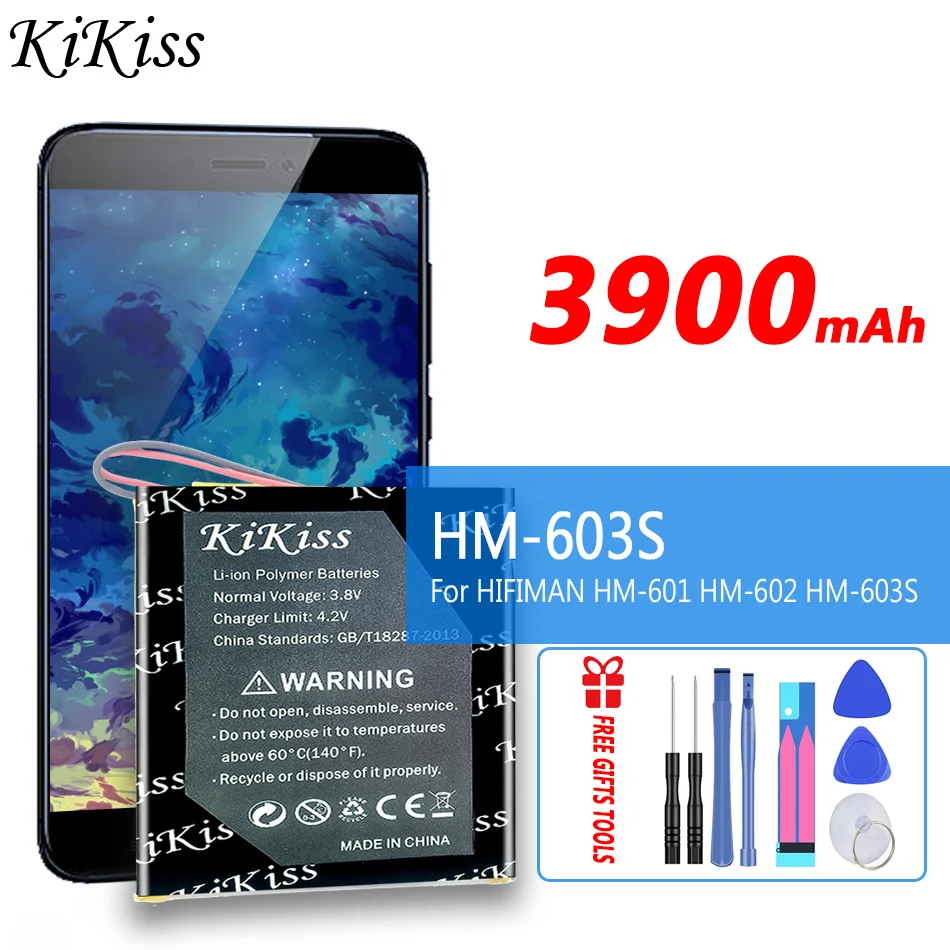 Батерия KiKiss HM603S капацитет от 3900 mah батерии за мобилни телефони HIFIMAN HM-601 HM-602 HM-603S . ' - ' . 0
