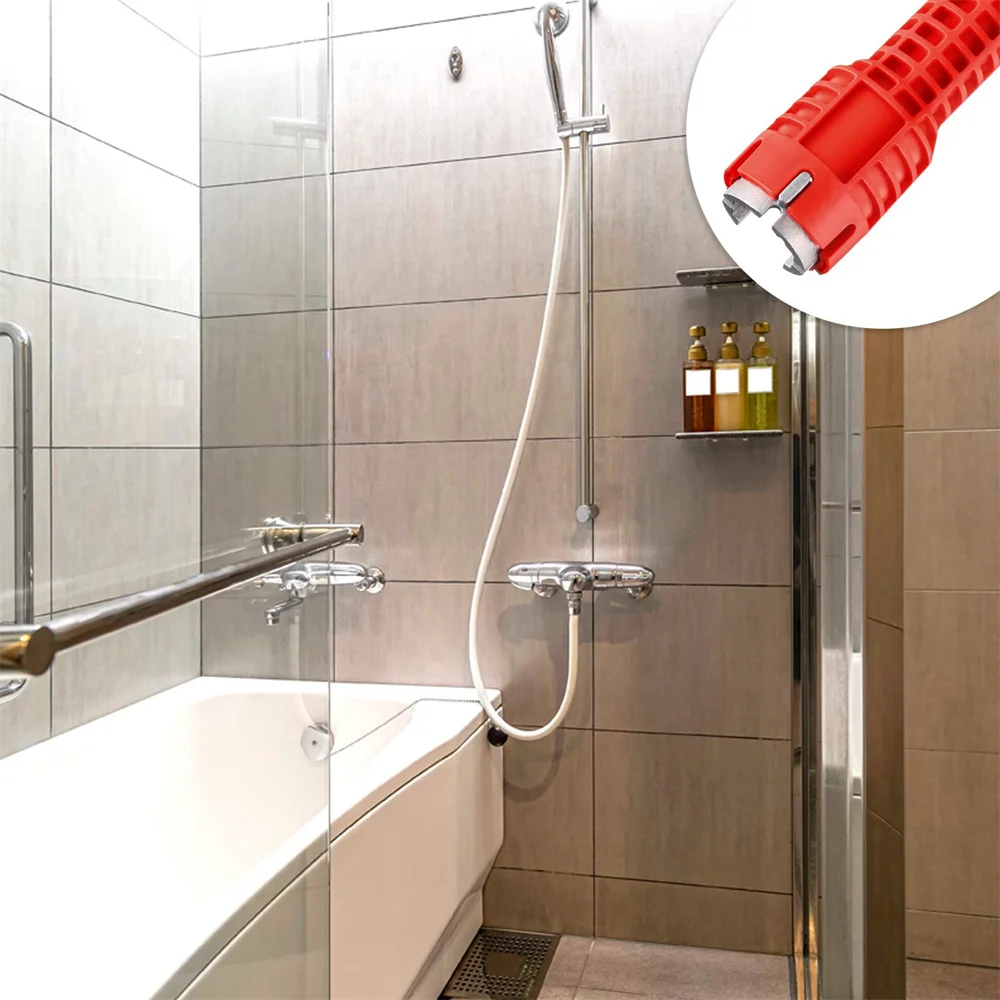 Ключ за мивка в банята, Инструмент за инсталиране на санитарна арматура, кранове, за домакински водопроводна тръба, Ъглов вентил за мивка, Сервиз и ремонт на мивки . ' - ' . 5