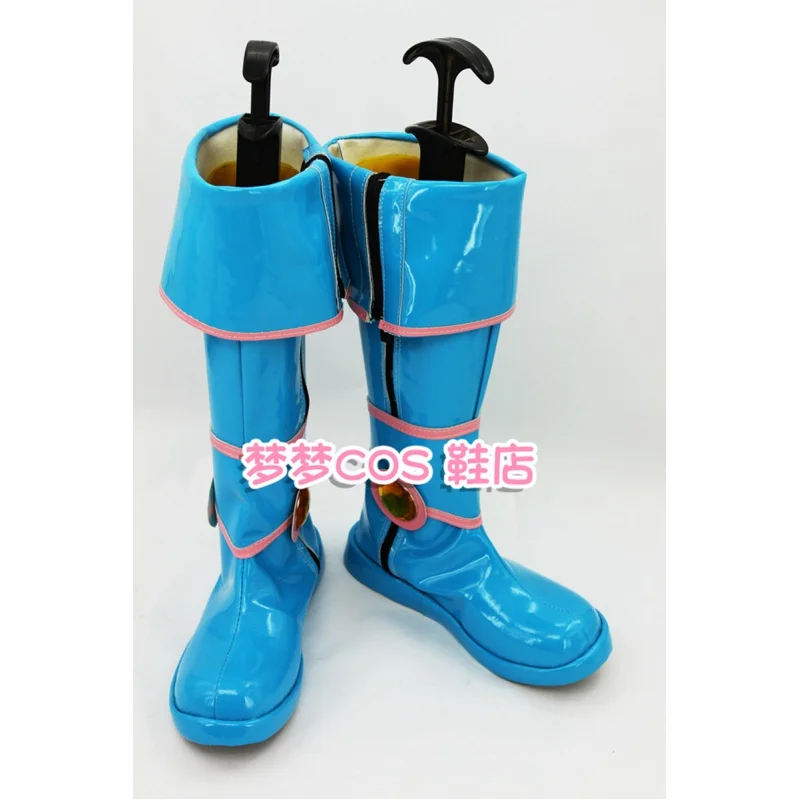 Обувки за cosplay, Yu-Gi-Oh Dark Magician Girl Мана, обувки за cosplay в стила Аниме, вечерни обувки за cosplay по поръчка . ' - ' . 3