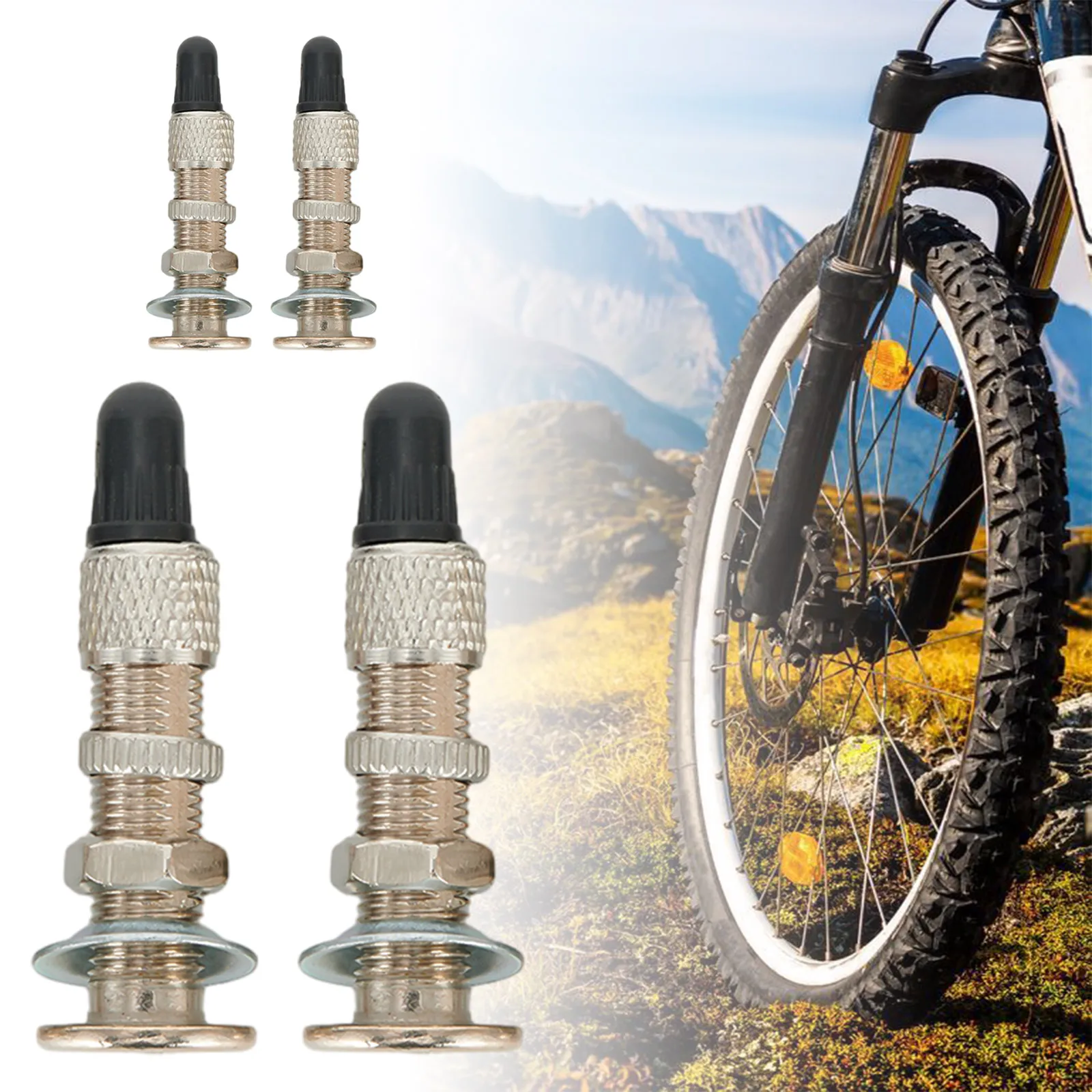 Велосипеден клапан С тези качествени бескамерными клапани, подходящи за клапани Woods Dunlop и Преводачи, осигурява по-гладко возене . ' - ' . 5