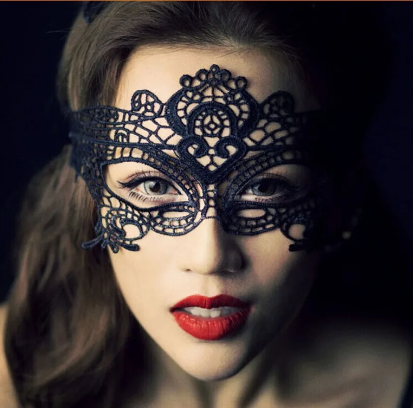 Модерен секси лейси маска за очи Венециански бал с маски на Карнавалните костюми Дама Подаръци за Хелоуин Маски . ' - ' . 0