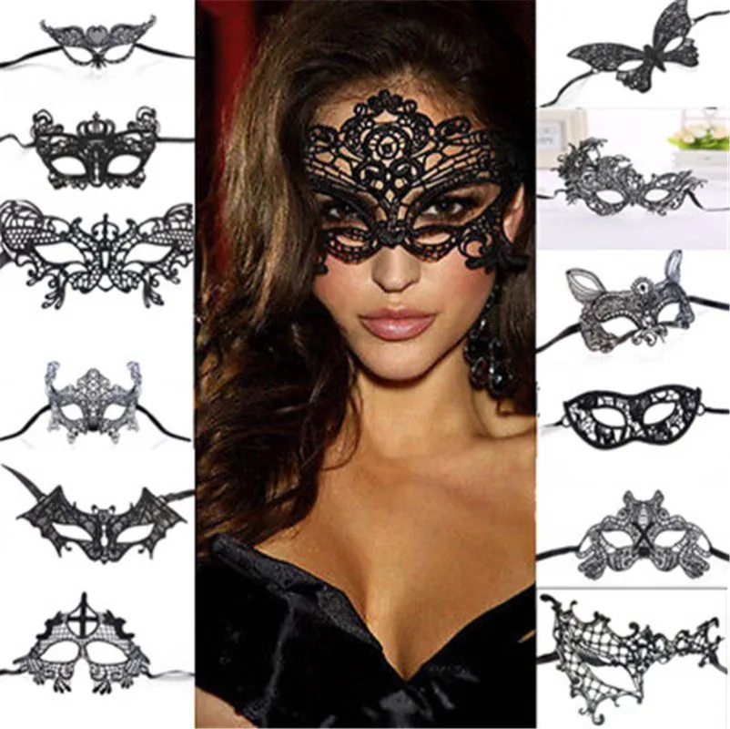 Модерен секси лейси маска за очи Венециански бал с маски на Карнавалните костюми Дама Подаръци за Хелоуин Маски . ' - ' . 1
