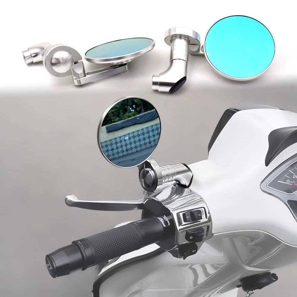 Странични огледала за обратно виждане за мотоциклет Scrambler Speed Four Speedmaster Cafe Racer, комплект огледала за обратно виждане в ретро стил, алуминиеви аксесоари . ' - ' . 4
