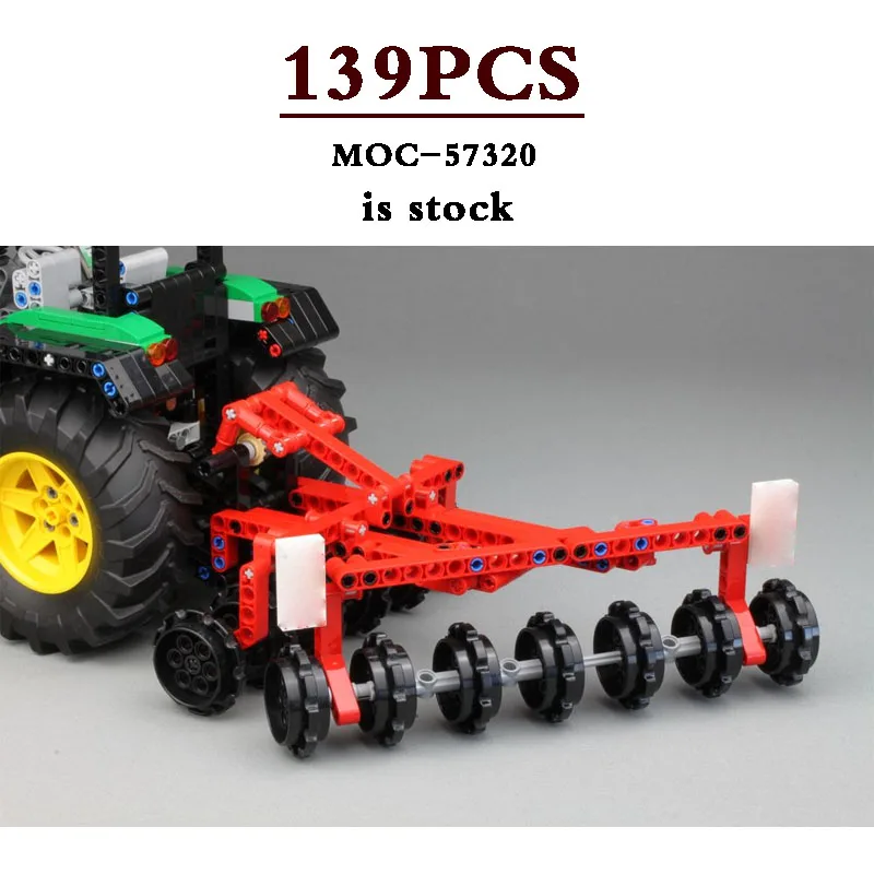 MOC-57319 +MOC-57320 +MOC-57321 +MOC-57322 Ротационен Булдозер 42054 Селскостопанска техника Автомобил Строителни Блокове Играчка за Коледен подарък . ' - ' . 3