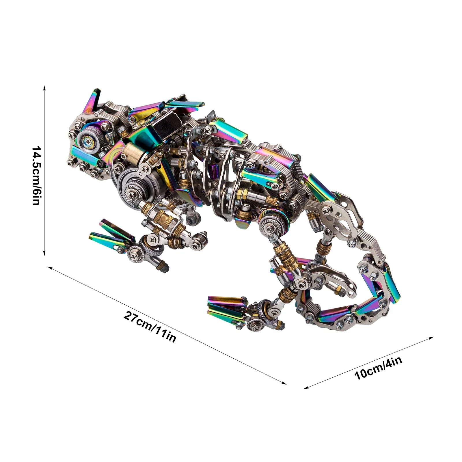 3d механични пъзели колекция от модели на животни-Хамелеони САМ Метален монтажния комплект за възрастни, Детски пъзели, Модел, животно, играчка подарък . ' - ' . 4