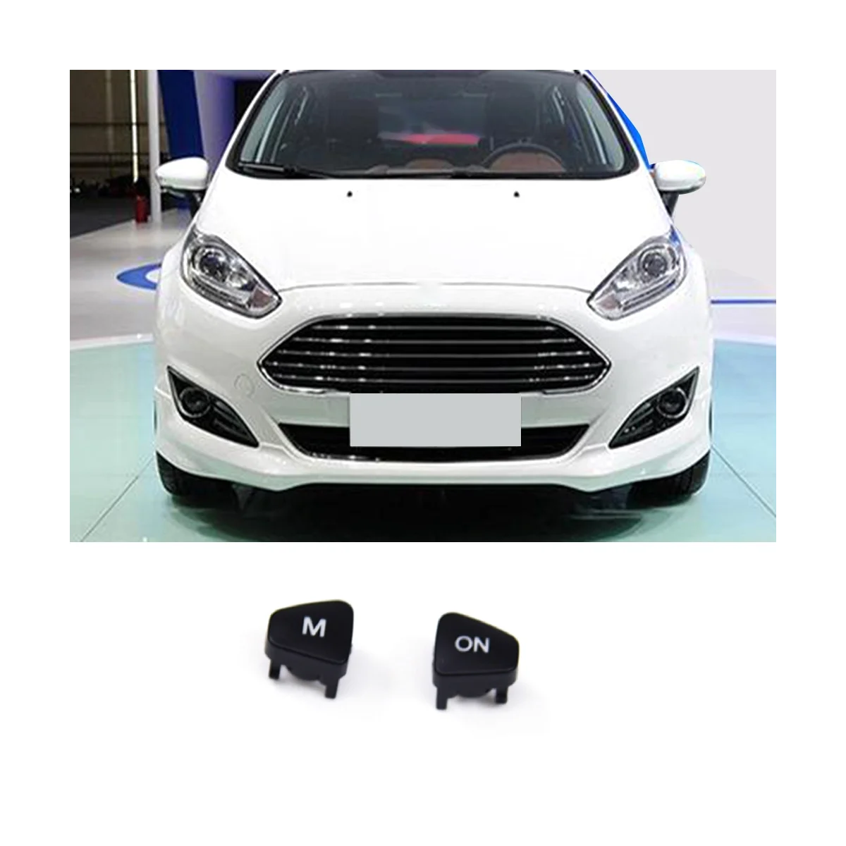 Бутон за Регулиране на силата на звука на автомобилни аудио на Волана, Ключ Круиз-контрол, превключвател Бутон M, за да Fiesta MK7 MK8 ST Ecosport 2013-2014 . ' - ' . 5