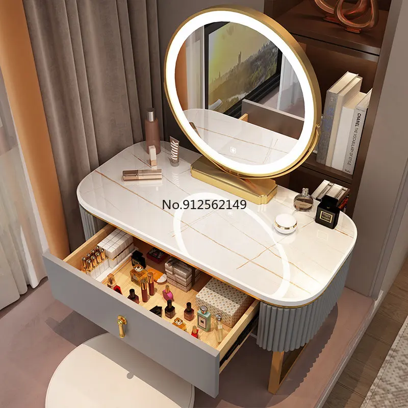 Модерен, Скандинавски Тоалетка Тоалетка С Огледало До Прозореца Малък Апартамент Тоалетни Масички За Кафе, Шкаф За Съхранение На Мебели За Спални Toaletka . ' - ' . 0