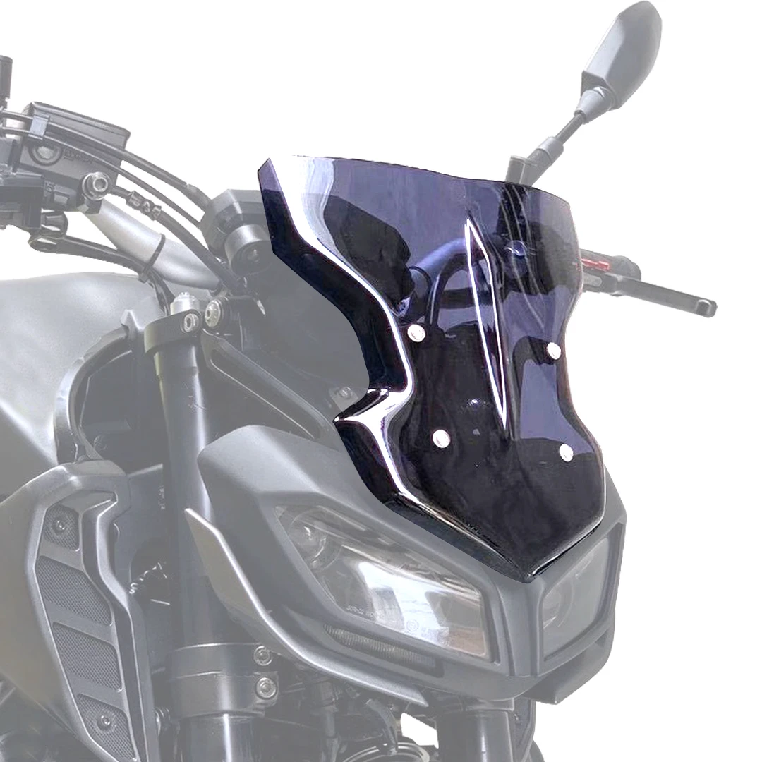 Паническая Преграда, Преден Спойлер Предното Стъкло, Обтекател на Предното Стъкло, и Дефлектор Въздух За Yamaha MT09 FZ09 2017-2020 Опушен-Сив . ' - ' . 0